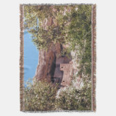 モンテスマキャッスルナショナルモニュメントAZフォトデザイン スローブランケット (正面縦)