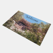 モンテスマキャッスルナショナルモニュメントAZフォトデザイン ドアマット (アングル)