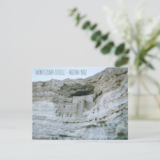 モンテスマ城天然記念物1962年 ポストカード (スタンド正面)
