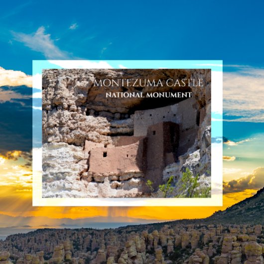 モンテスマ城天然記念物，アリゾナ ポストカード