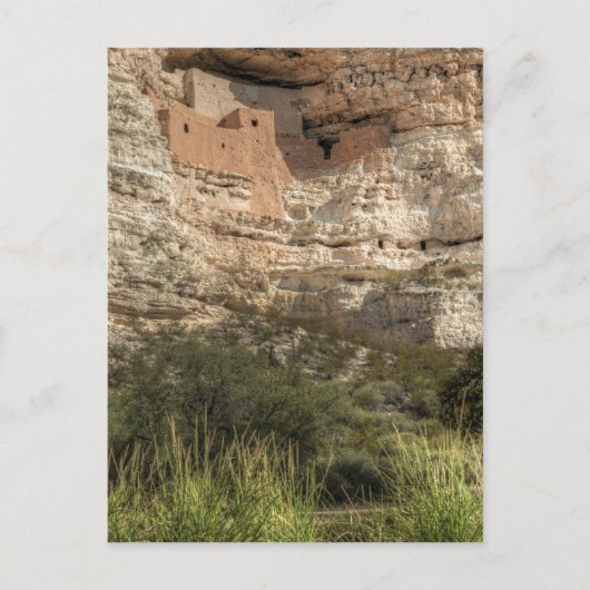 モンテスマ城天然記念物，アリゾナ ポストカード (正面)