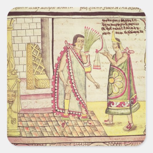 モンテスマ2世の王位 スクエアシール (正面)