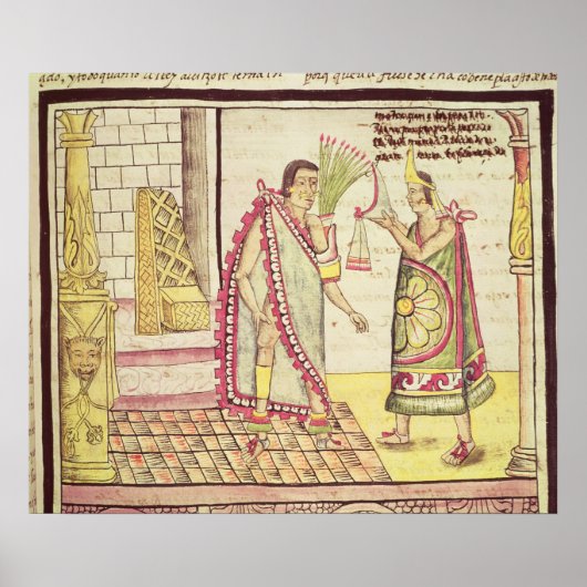 モンテスマ2世の王位 ポスター (正面)