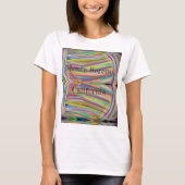 モンテセレノカリフォルニア抽象芸術アートスワーズ Tシャツ (正面)