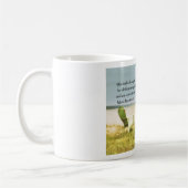 モンテッソーリビーチシーン引用文 コーヒーマグカップ (左)