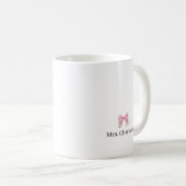 モンテッソーリ教師への感謝を込めたギフト(名入れ可) コーヒーマグカップ (正面右)