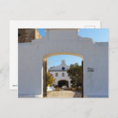 モンテトロ修道院への入り口 – メノルカ,スペイン ポストカード (正面/裏面)