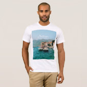 モンテネグロのペラストという沿岸都市 Tシャツ (正面フル)