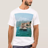 モンテネグロのペラストという沿岸都市 Tシャツ (正面)
