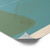 モンテネグロのヴィンテージ旅行ポスター ポスター (角)