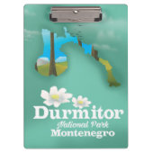 モンテネグロの地図 クリップボード (正面)