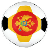モンテネグロの旗 サッカーボール (回転)