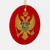 モンテネグロの旗 セラミックオーナメント (右)