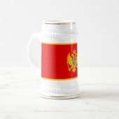 モンテネグロの旗 ビールジョッキ (正面左)