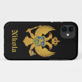 モンテネグロの旗 Case-Mate iPhoneケース (裏面(横))