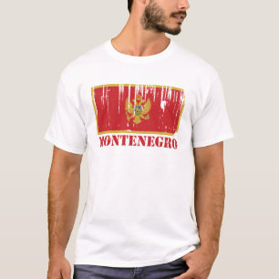 モンテネグロの旗 Tシャツ