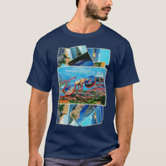 モンテネグロのKotorからの挨拶ヴィンテージスタイルr Tシャツ