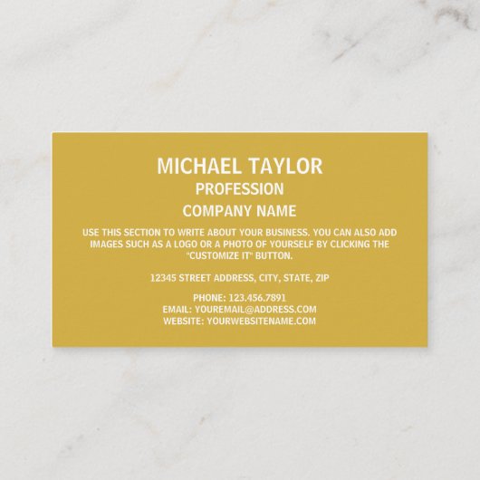 モンテネグロ国旗とコート・オブ・アームズ 名刺 (裏面)