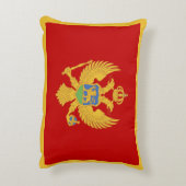 モンテネグロ国旗 アクセントクッション (裏面(縦))