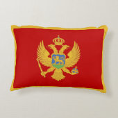 モンテネグロ国旗 アクセントクッション (裏面)