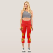 モンテネグロ国旗 カプリレギンス (正面)