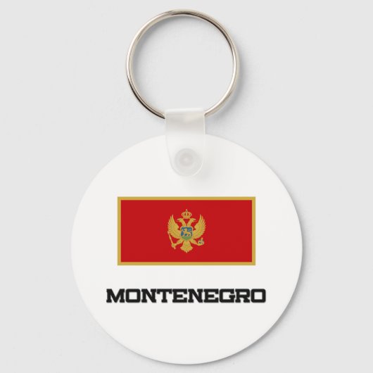 モンテネグロ国旗 キーホルダー (正面)