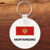モンテネグロ国旗 キーホルダー (正面)