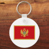 モンテネグロ国旗 キーホルダー (正面)