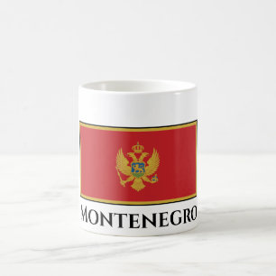 モンテネグロ国旗 コーヒーマグカップ