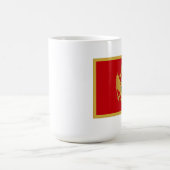 モンテネグロ国旗 コーヒーマグカップ (中央)