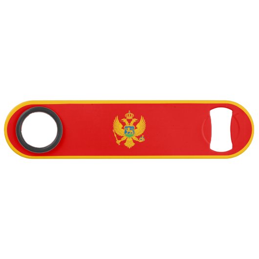 モンテネグロ国旗 スピード栓抜き (正面(横))