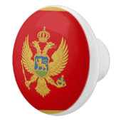 モンテネグロ国旗 セラミックノブ (右)