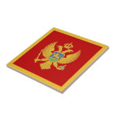 モンテネグロ国旗 タイル (側面)
