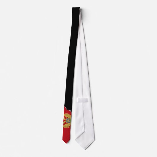 モンテネグロ国旗 ネクタイ (裏面)
