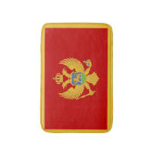 モンテネグロ国旗 バスマット (正面縦)