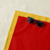 モンテネグロ国旗 ビーチタオル (インサイチュ)