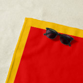 モンテネグロ国旗 ビーチタオル (インサイチュ)