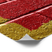 モンテネグロ国旗 ポスター (角)