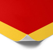 モンテネグロ国旗 ポスター (角)