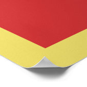 モンテネグロ国旗 ポスター (角)