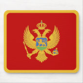 モンテネグロ国旗 マウスパッド (正面)