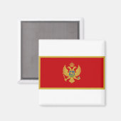 モンテネグロ国旗 マグネット (正面/裏面)
