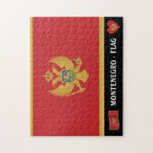 モンテネグロ国旗・モンテネグロ国/モンテネグロ ジグソーパズル (縦)