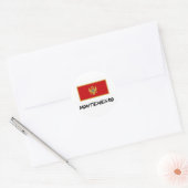 モンテネグロ国旗 ラウンドシール (封筒)