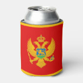 モンテネグロ国旗 缶クーラー (缶正面)