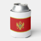 モンテネグロ国旗 缶クーラー (缶正面)