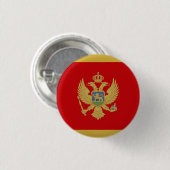 モンテネグロ国旗 缶バッジ (正面&裏面)
