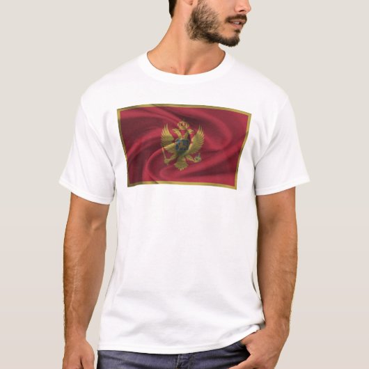 モンテネグロ国旗 Tシャツ (正面)