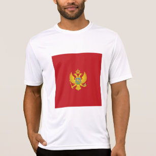 モンテネグロ国旗 Tシャツ