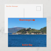 モンテネグロ コトル湾 旅行 ポストカード (正面/裏面)